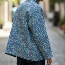 画像をギャラリービューアに読み込む, vintage kantha jacket "蒼の記憶" #5｜ananyaﾕｲｲﾂﾑﾆ（アナンヤユイイツムニ）
