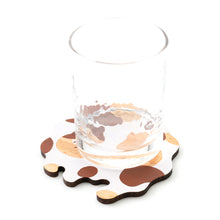 画像をギャラリービューアに読み込む, 猫雑貨・木製プレート＆コースター【ねこまみれ　メルティ白】｜Ten＆O Art+Craft（テンアンドオー　アートクラフト）
