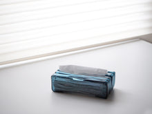 画像をギャラリービューアに読み込む, 露 -TSUYU- ティッシュケース ウェア つゆくさ（ネイビー）｜ame（アメ）
