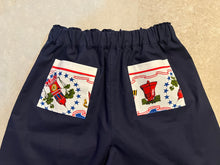 画像をギャラリービューアに読み込む, Short rough pants(bandana×navy)-ショートラフパンツ-｜colorple（カラプル）
