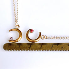 画像をギャラリービューアに読み込む, 三日月ムーン×スター誕生石ネックレス｜SAKURA jewelry（サクラジュエリー）
