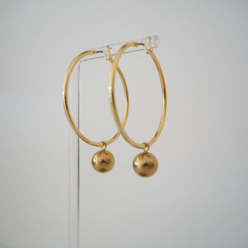 LUNACHIC Big hoop piece gold ピアス イヤリング ｜ LUNACHIC（ルナシック）