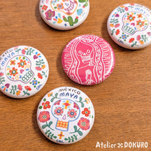 画像をギャラリービューアに読み込む, グアダルーペ×MAYA缶バッジ （2個セット）｜ATELIER DOKURO（アトリエドクロ）
