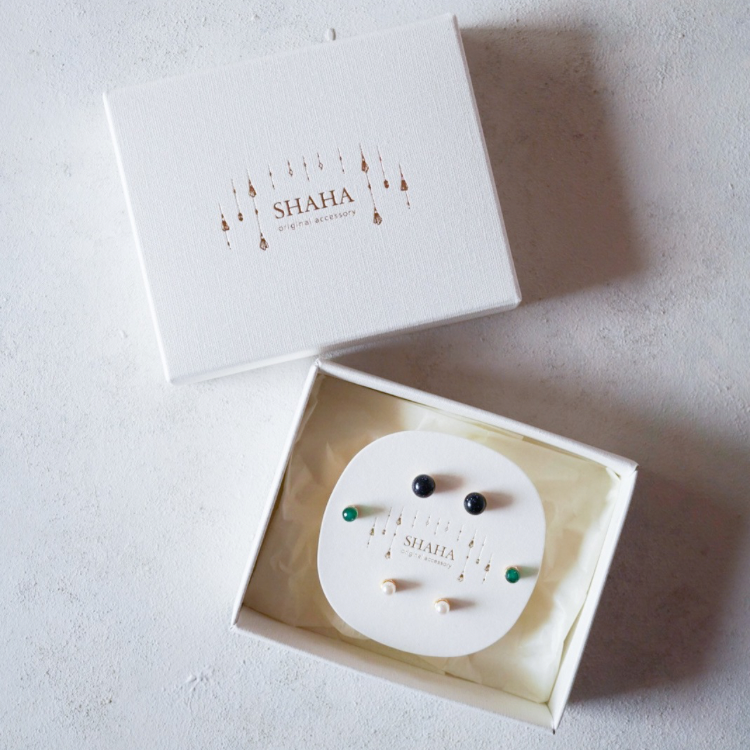 あるじゃん　6mm Stone ピアス　AG FACTORY オニキス　シルバー あるじゃん 6mm Stone ピアス AG FACTORY オニキス シルバー ラウンド