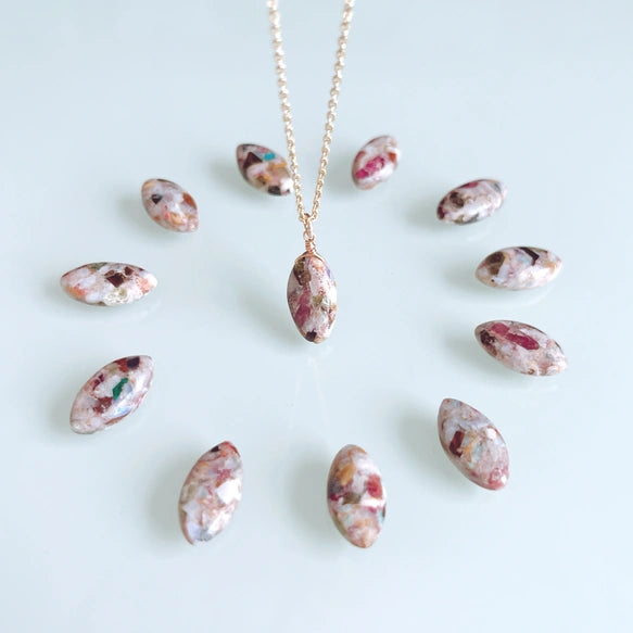 オパール•トルマリン輝くピカソコッパーネックレス｜SAKURA jewelry（サクラジュエリー）