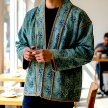 画像をギャラリービューアに読み込む, vintage kantha jacket "蒼の記憶" #3｜ananyaﾕｲｲﾂﾑﾆ（アナンヤユイイツムニ）

