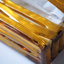 画像をギャラリービューアに読み込む, 露 -TSUYU- ティッシュケース ウェア くちなし（アンバー）｜ame（アメ）
