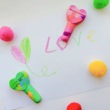 画像をギャラリービューアに読み込む, ハートスティック型クレヨンセット｜sourire_crayon（スーリールクレヨン）
