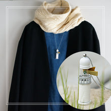 画像をギャラリービューアに読み込む, 本革お守り灯台ペンダント | グリーン | 大きめ | 冬マリン | 未来を照らすお守り | 合格祈願 | 受験 | 入学・進学祝い｜Des Ailes（デゼル）（デゼル）｜Des Ailes（デゼル）（デゼル）
