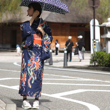 画像をギャラリービューアに読み込む, 洗える着物 帯 2点セット【鳳凰】山崎大輝デザイン｜KUTANI×KIMONO（クタニキモノ）
