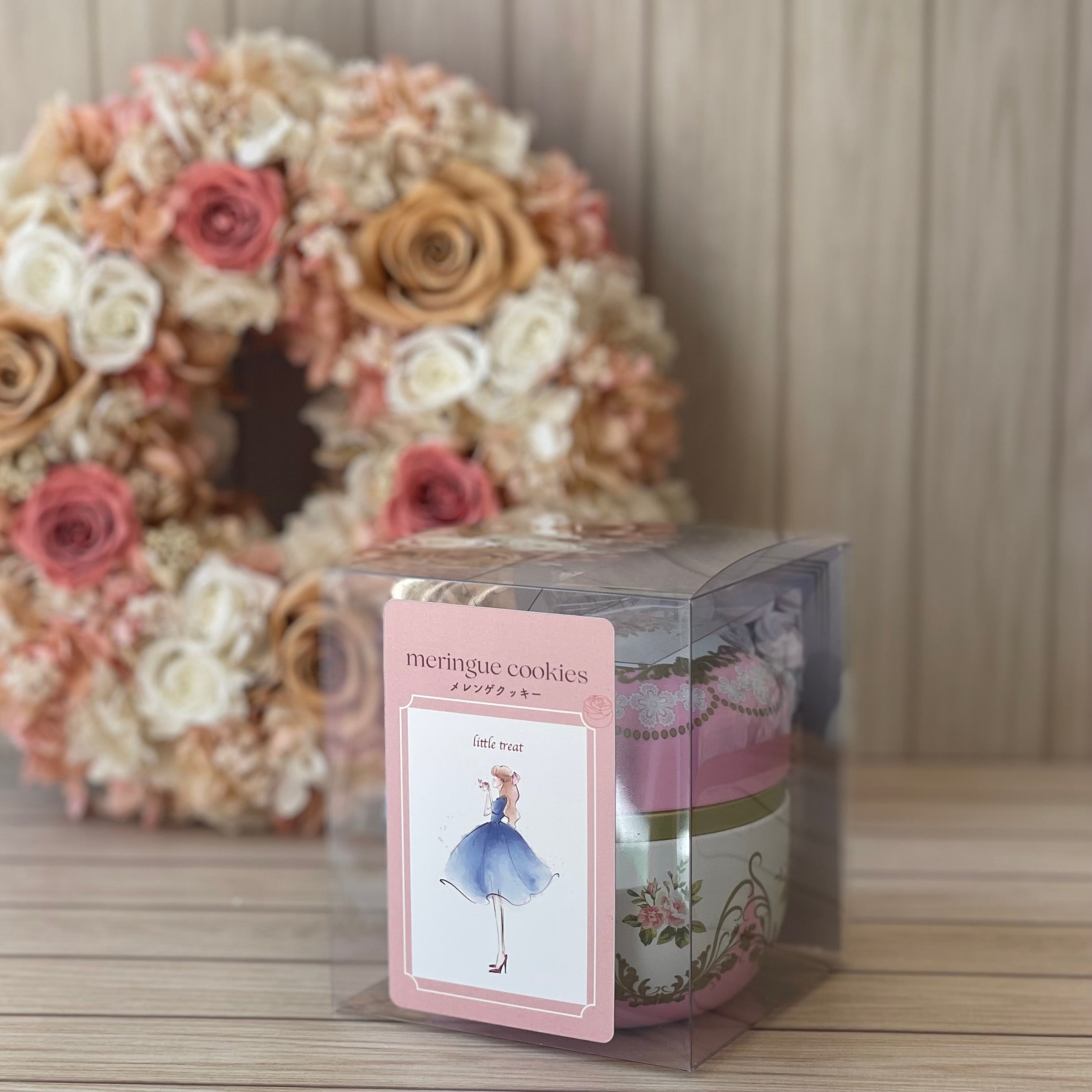 メレンゲ缶(pink)｜little treat（リトルトリート）