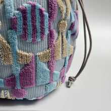 画像をギャラリービューアに読み込む, 【金華山織物】丸底巾着ミニショルダー幾何学｜coccole（コッコレ）｜coccole（コッコレ）
