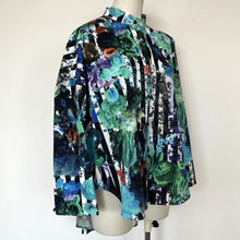 画像をギャラリービューアに読み込む, Manteau shirt E - マントシャツE白黒ストライプ｜Merci DIEU（メルシーデュー）
