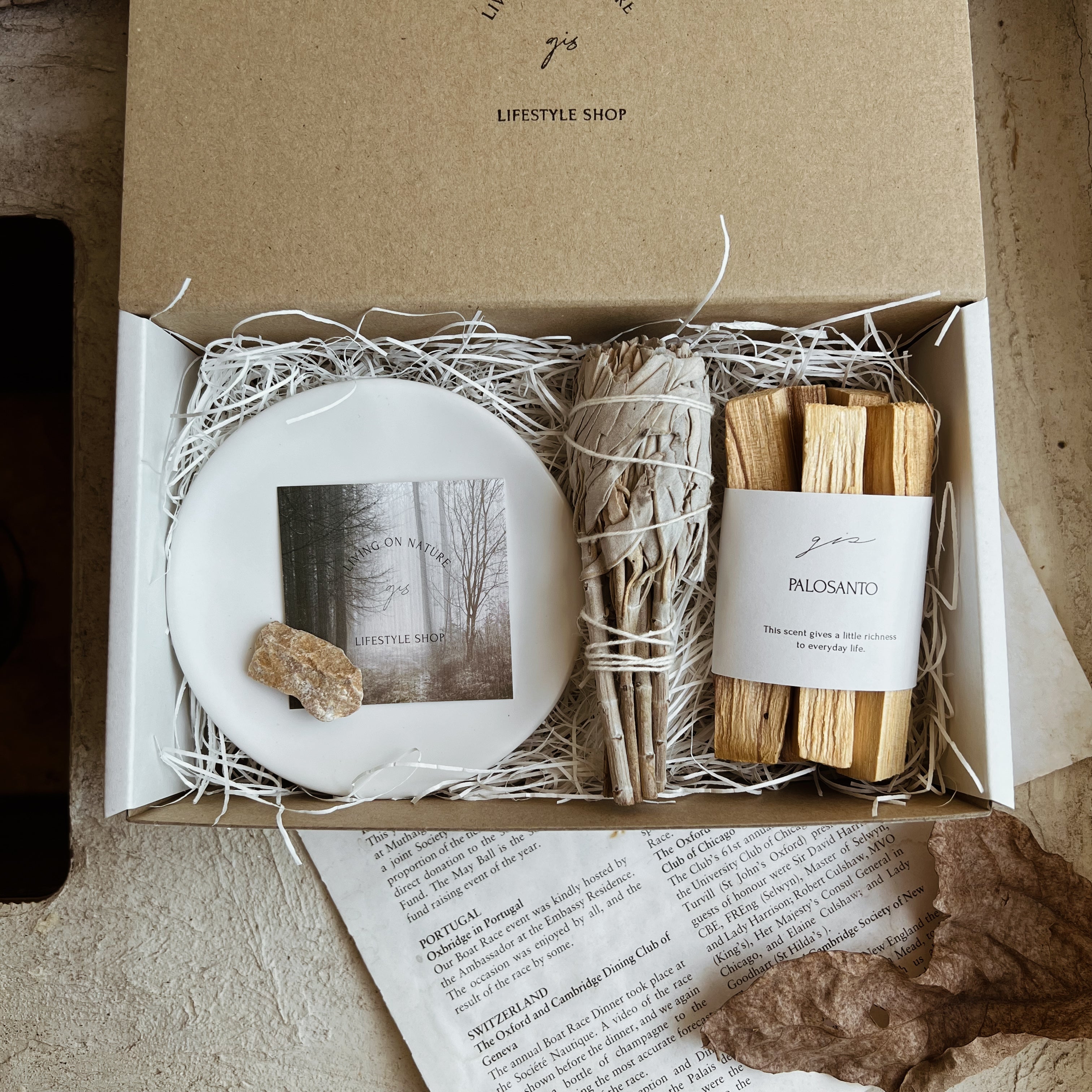 スマッジングギフトセット(ホワイトトレー)｜gis（ギス） – CHOOSEBASE