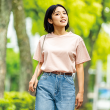 画像をギャラリービューアに読み込む, 綿100%リカバT　シェルピンク｜NOケア（エヌオーケア）
