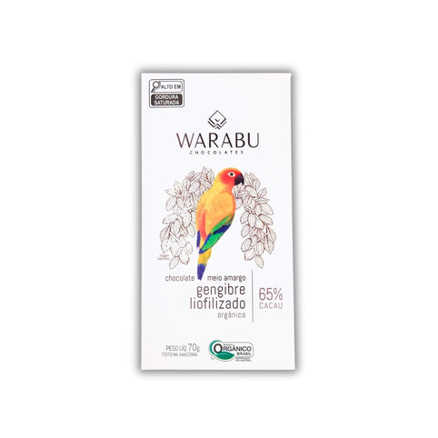 SAITO CACAO ダークチョコレートバー 生姜 65% | 70g｜WARABU CHOCOLATES（ワラブチョコレート）