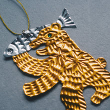 画像をギャラリービューアに読み込む, Metal Embossed Ornament - Bear -｜SZIAOREO ARTWORKS（シアオレオアートワークス）
