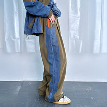 画像をギャラリービューアに読み込む, デニム コンボ リラックス パンツ｜Nora Lily（ノラリリー）
