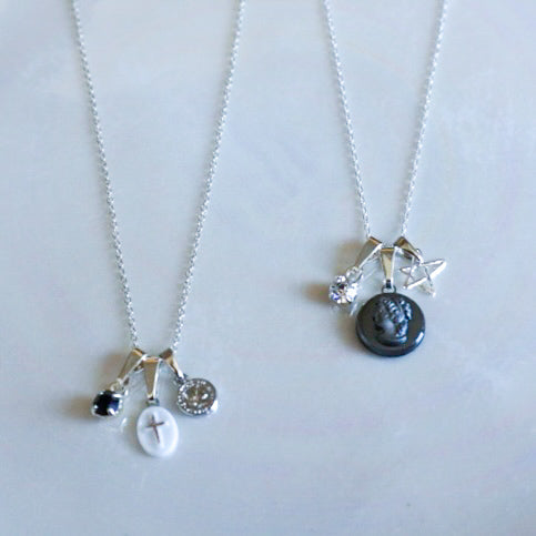 Three Top Necklace / Silver925 chain｜soiesoie（ソワソワ）