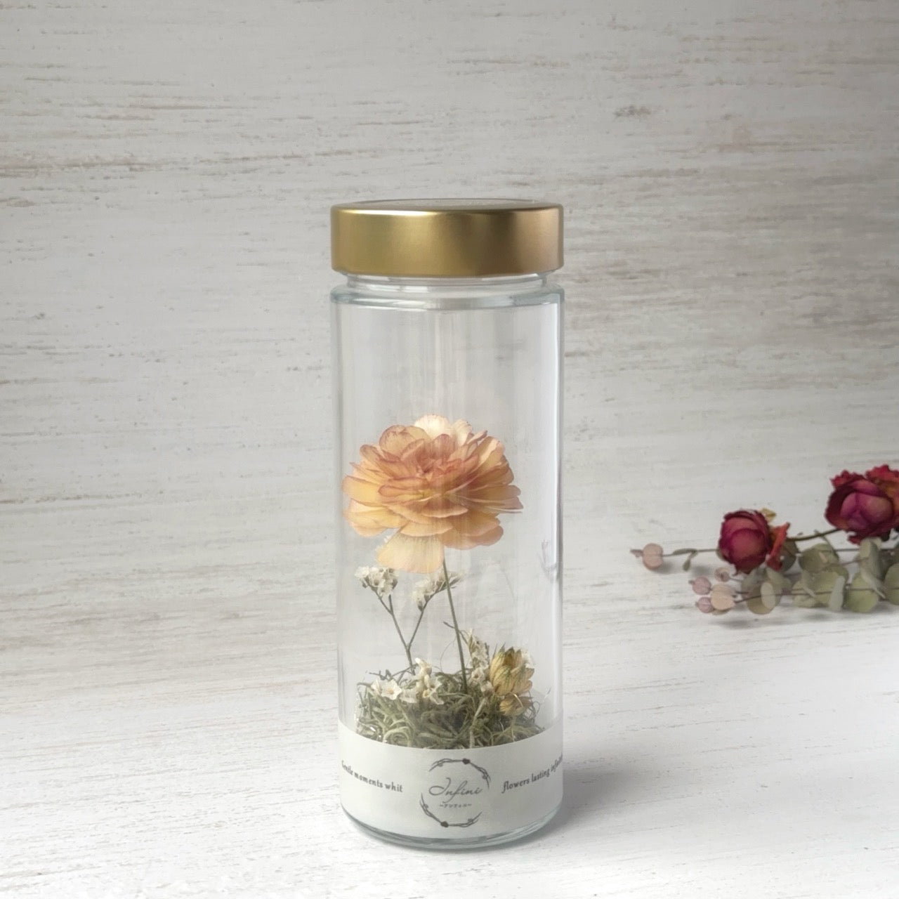 ラナンキュラスのボトルフラワー｜Infini（アンフィニ）