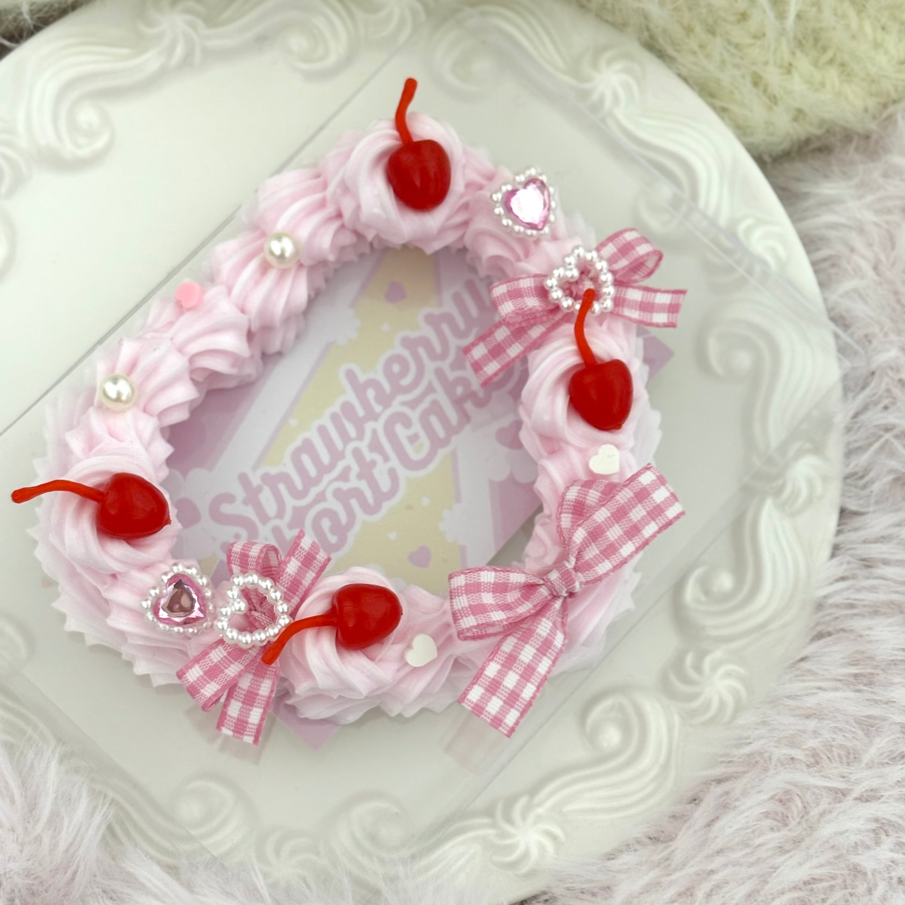 ホールケーキケース｜strawberry short cake（ストロベリーショートケーキ）A