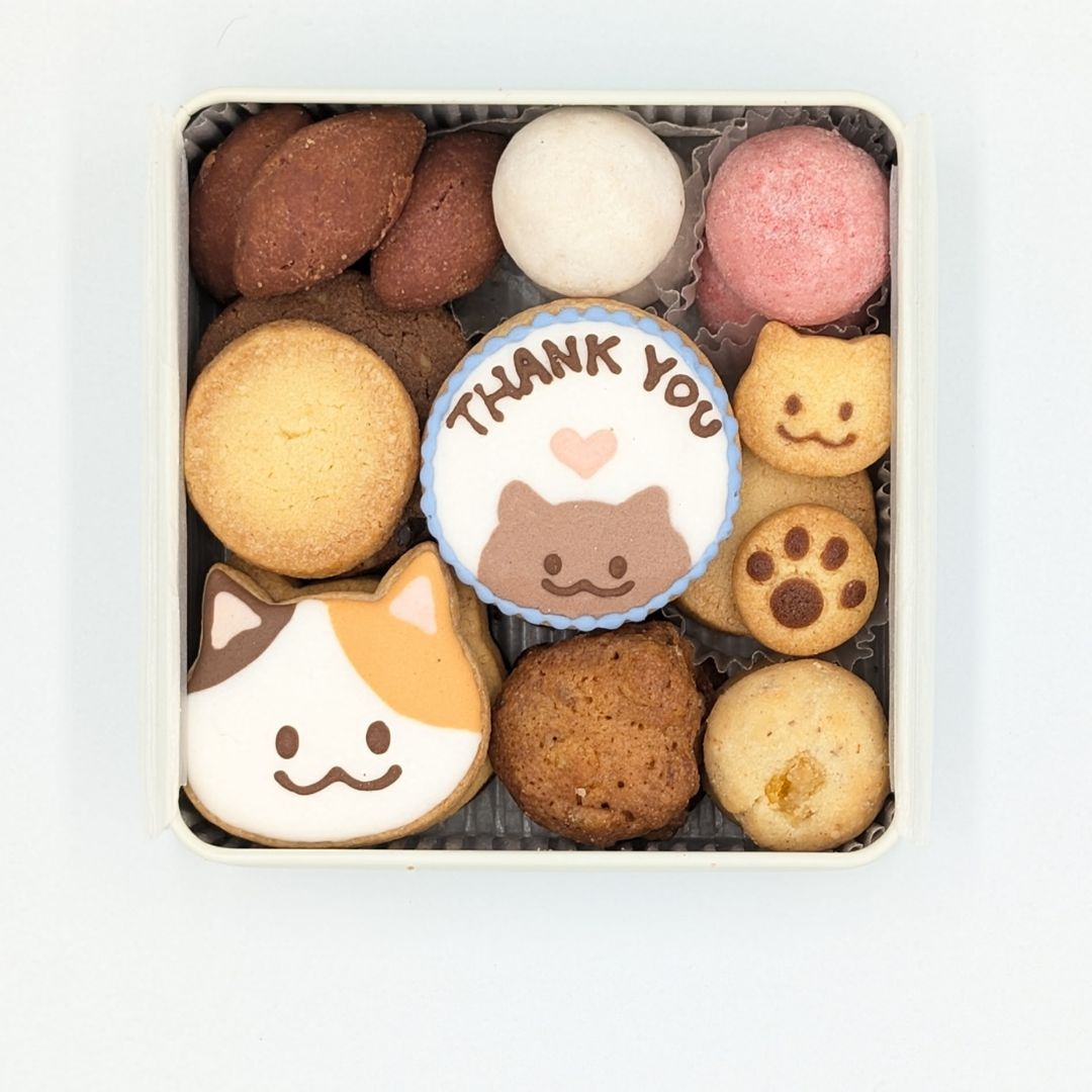 4缶セット 【7/30(水)発送】小林洋菓子店　甘くない大人のクッキー缶 4缶セット 【7/30(水)発送】小林洋菓子店 甘くない大人のクッキー缶