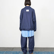 画像をギャラリービューアに読み込む, ピンストライプ デニムライク ダブルジャケット｜Nora Lily（ノラリリー）
