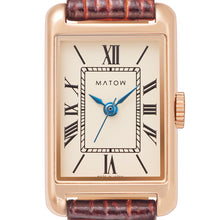 画像をギャラリービューアに読み込む, TSUKI 朧月 / SQUARE ROSE GOLD BROWN LEATHER｜MATOW（マトウ）
