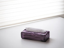画像をギャラリービューアに読み込む, 露 -TSUYU- ティッシュケース ウェア しょうぶ（パープル）｜ame（アメ）

