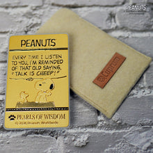 画像をギャラリービューアに読み込む, PEANUTS★Pearls of Wisdom ミラーカード・Talk is Cheep｜Cuprum by ISHIWATA（クプラム　バイ　イシワタ）
