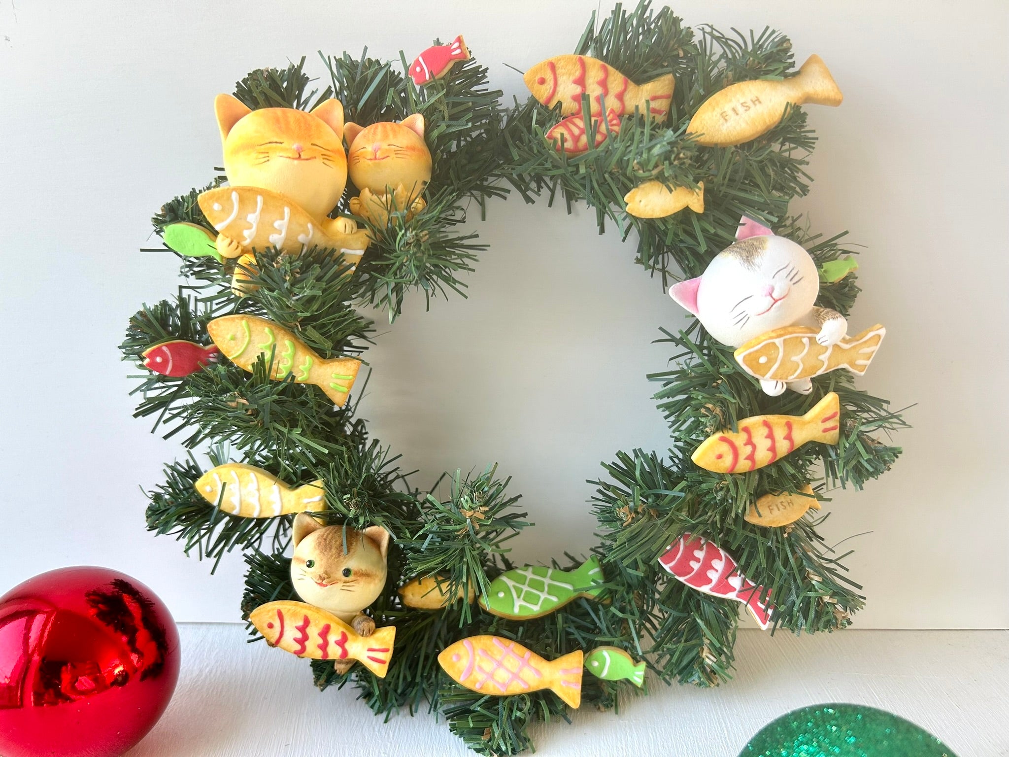 希少品　オカベマキコ クリスマスリース オカベマキコ クリスマス リース - メルカリ