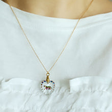 画像をギャラリービューアに読み込む, Vintage tiger glass charm nacklace｜if(innocent freedom)（イフ　イノセントフリーダム）
