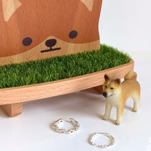 画像をギャラリービューアに読み込む, ここだよワンワン メガネスタンド（木製 柴犬 メガネ置き）｜TOSMU（トスム）
