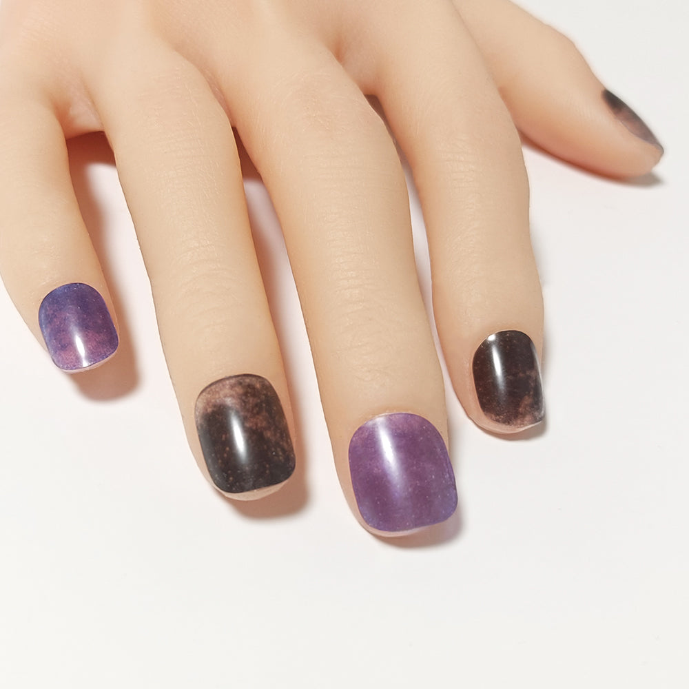 サイズの選べる半硬化ジェルネイルシール【Gel Nail Stickers 004 Night sky】｜ENCHANT（エンチャント）