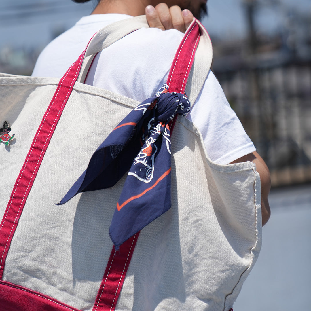 バンダナ04 ネイビー｜DAILYCHOP DESIGN STORE（デイリーチョップ