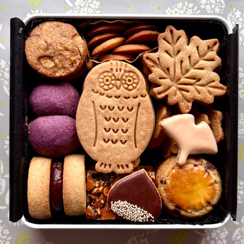 蕎菓堂 秋の森のクッキー缶｜蕎菓堂（キョウカドウ）