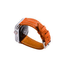 画像をギャラリービューアに読み込む, AppleWatch シェーブルレザーバンド(色：オレンジ)｜YUTORI（ユトリ）
