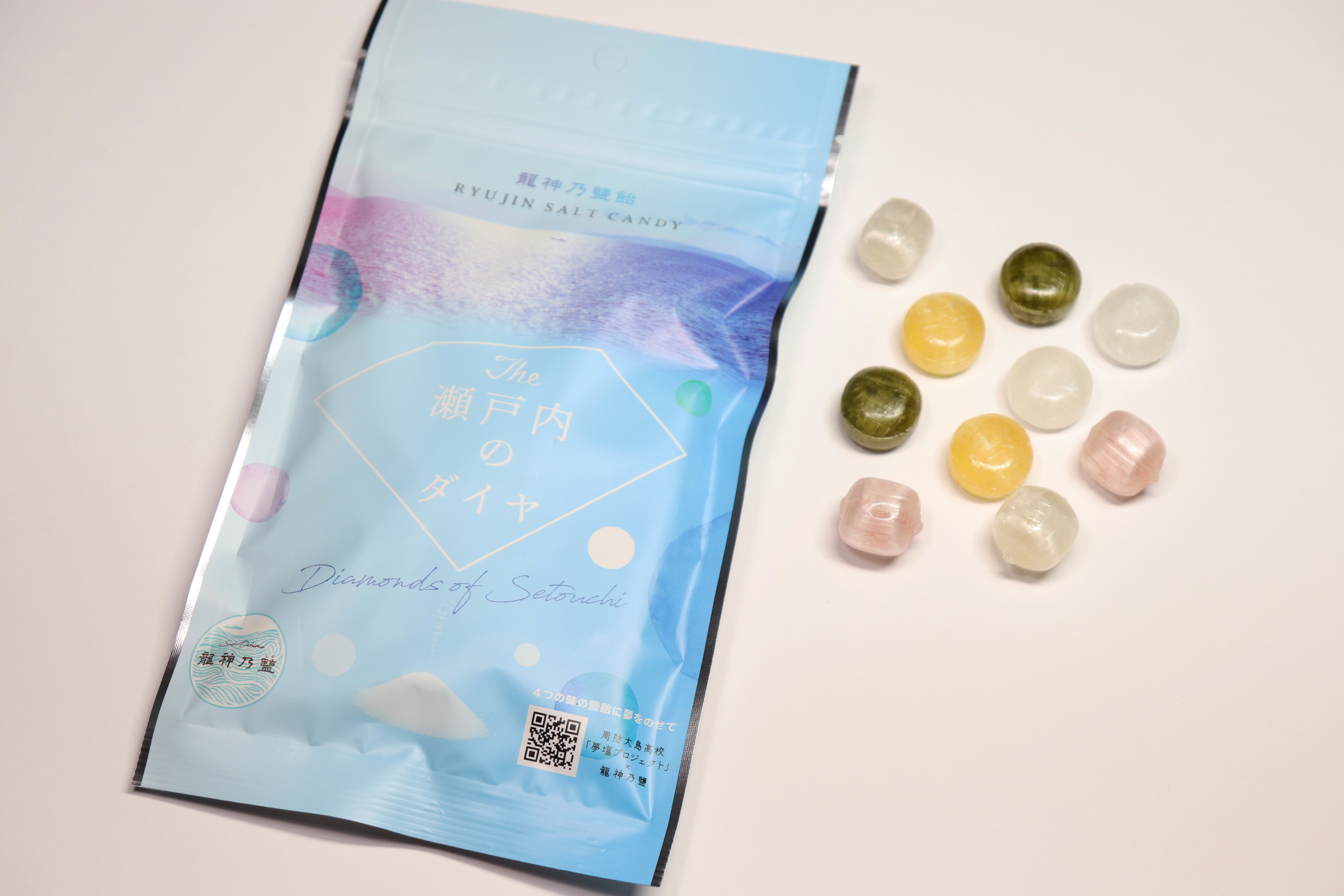 RYUJIN SALT CANDY「The 瀬戸内のダイヤ」｜龍神乃鹽（リュウジンノシオ）