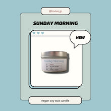 画像をギャラリービューアに読み込む, ヴィーガン ソイワックスキャンドル Sunday Morning｜lovive（ラヴァイブ）
