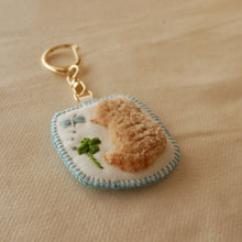 画像をギャラリービューアに読み込む, ちょうちょを眺める　和み猫のキーホルダー　ちゃとら｜Little Plum（リトルプラム）
