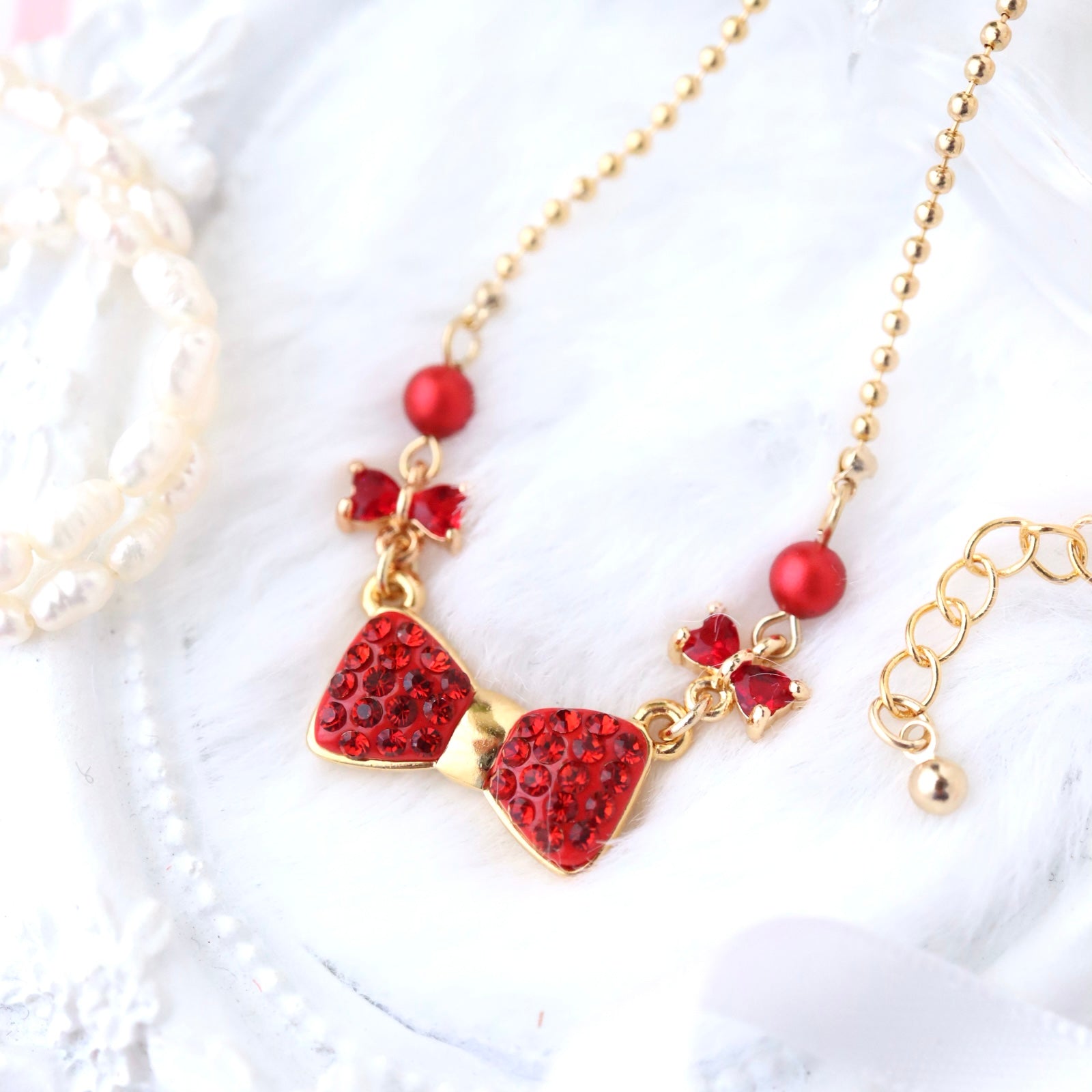 ビジューリボンの煌めきリング｜Risa Jeong（リサジョン