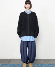 画像をギャラリービューアに読み込む, 【期間限定】シャドウメッシュ クルーネック ジップブルゾン｜Nora Lily（ノラリリー）
