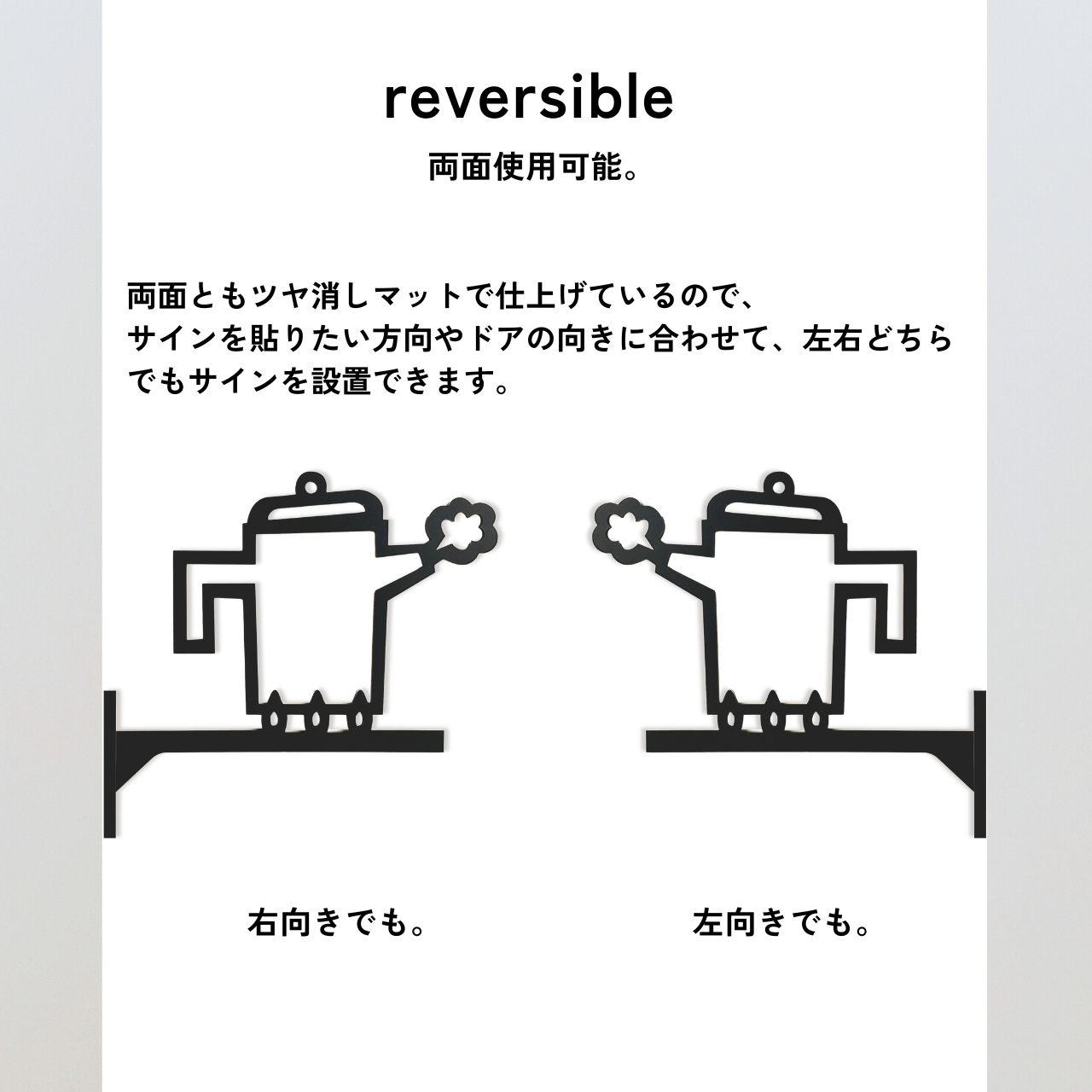 ルームサイン キッチン カフェ 突き出しタイプ ドアサイン ピクト