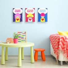 画像をギャラリービューアに読み込む, キャンバスプリント HEARTic GIRLs Canvas Print  “LET'S SHOW MORE LOVE!” 【期間限定】｜asugatic（アシュガティック）
