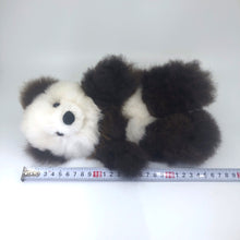 画像をギャラリービューアに読み込む, ベビーアルパカの天然皮革 テディベアぬいぐるみ　MS｜ペルー職人手仕事・一点もの
