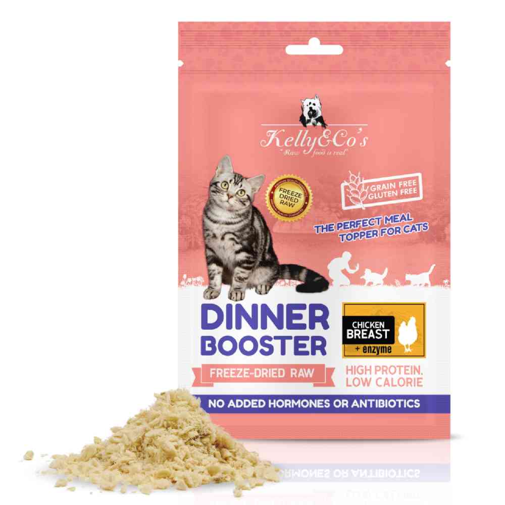 フリーズドライキャットフード DINNER BOOSTER（猫用ふりかけ）チキンブレスト｜Kelly&Co's（ケリーアンドコー）