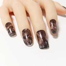 画像をギャラリービューアに読み込む, サイズの選べる半硬化ジェルネイルシール【Gel Nail Stickers 003 Texture : Liquid × Aluminum】｜ENCHANT（エンチャント）
