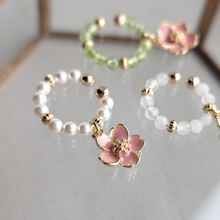 画像をギャラリービューアに読み込む, イヤーカフ イヤカフ 桜 パール ゴールド おしゃれ シンプル プレゼント ギフト｜orie（オリエ）
