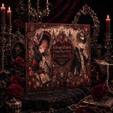 画像をギャラリービューアに読み込む, IchigoZukin Design Paper Book Crimson Collection｜nene_hope_heart（ネネホープハート）
