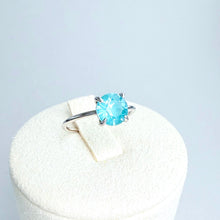 画像をギャラリービューアに読み込む, 色が変わる宝石リング　キラナライト遊璃「虹立ち」　ラウンド6mm　SV925｜atelier ShowKer（アトリエショーカー）
